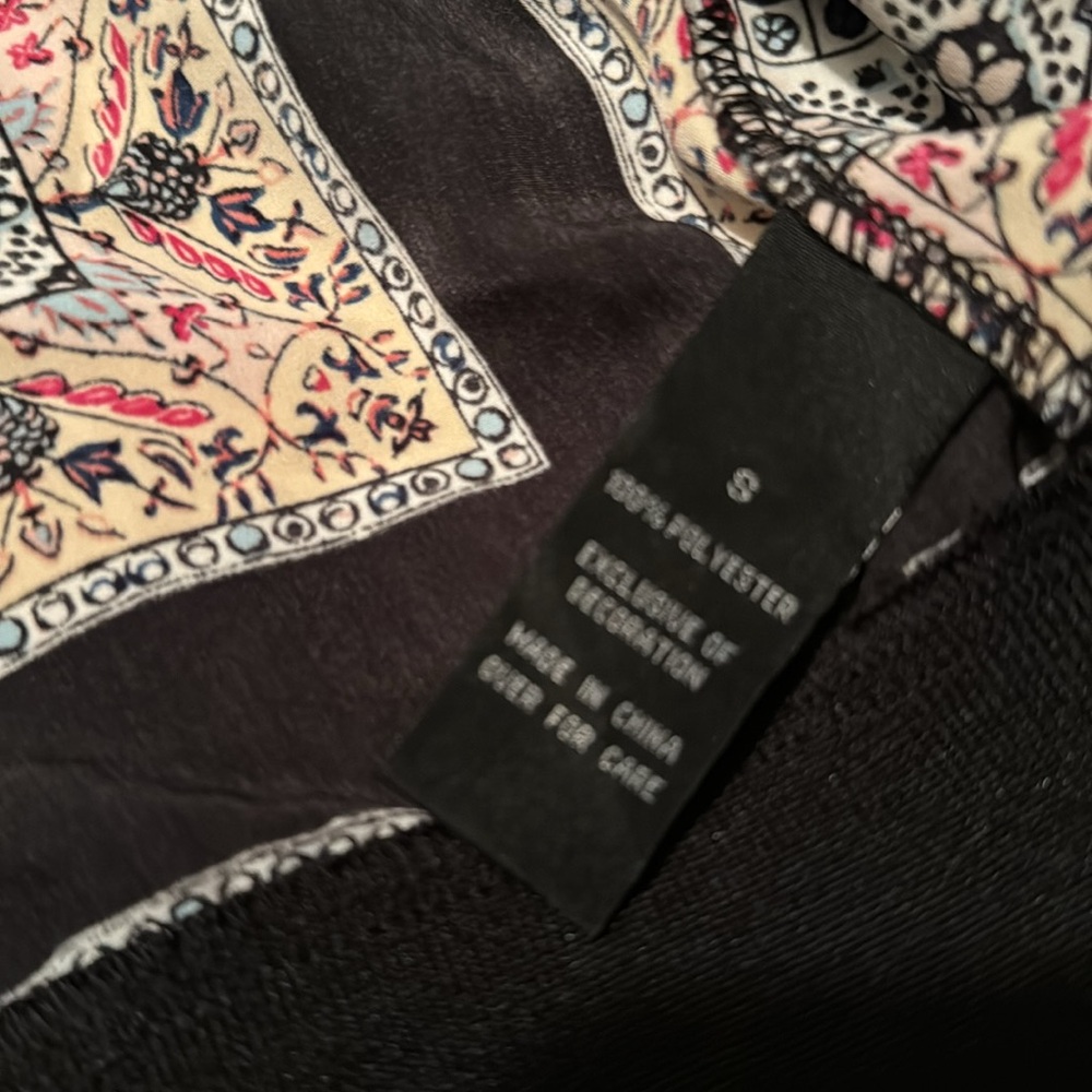 Like new open front floral print jacket - Picture 3 of 7